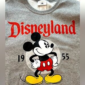 Small Mickey Mouse crew neck sweatshirt - worn only once in the park!